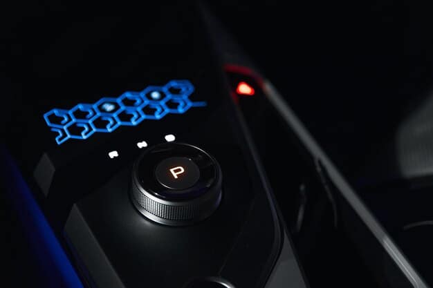 A close-up of the 2025 Ford F-150 Raptor R's touchscreen infotainment system, displaying the navigation interface and various vehicle settings.