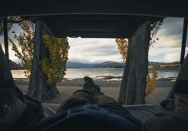 Interior shot of the 2025 Chevrolet Colorado ZR2, focusing on the driver's seat and dashboard. The image highlights the comfortable seating, intuitive controls, and advanced infotainment system, emphasizing the on-road comfort and technology features.
