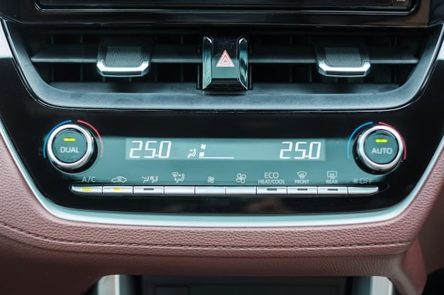 A detailed close-up of the 2025 Honda Civic's dashboard, showcasing the infotainment screen, climate controls, and overall interior design. The image should highlight the quality of materials and the ergonomic layout of the controls.