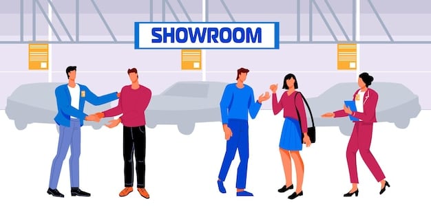 A visual representation of collaboration, showing a handshake between representatives from a US automaker and a tech company, against a backdrop of interconnected vehicle and cloud systems, symbolizing their partnership in developing OTA update technologies.