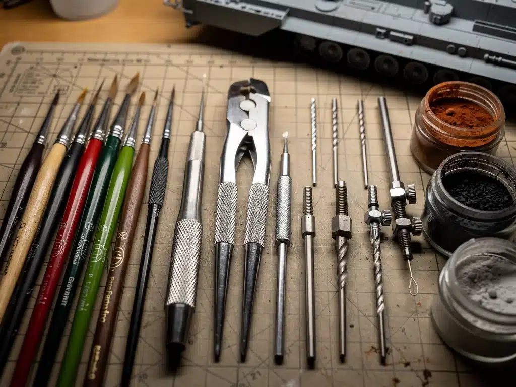 Advanced miniature tools for scale model detailing