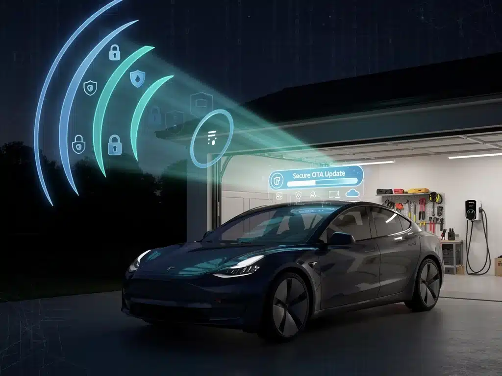 Over-the-air secure software update for connected vehicles