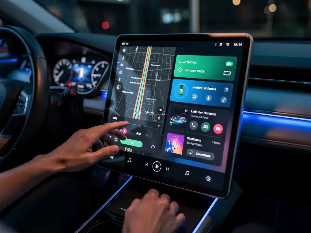 Advanced in-car infotainment system in a software-defined vehicle