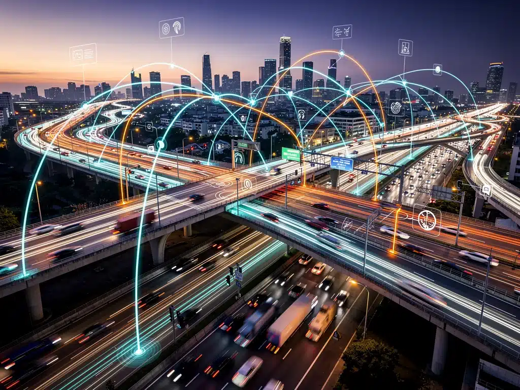 V2X Communication: Impact on Traffic Flow by 2026
